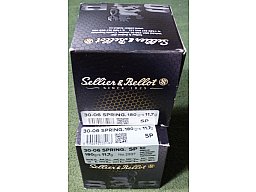 30-06 S&B 11,7 g (180gr.) Teilmantel in der 50 ziger Schüttpackung