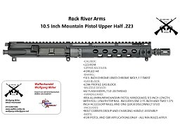 Hartverchromt Wechselsystem RRA 10,5 Zoll Mountain A4 .223Rem. Neu kein Schmeisser, Oberland Arms