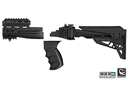 AK-47 / AK-74 Schaft / Schubschaft / AK Klappschaft mit Scorpion Dämpfung ATI TactLite SONDERPREIS!!