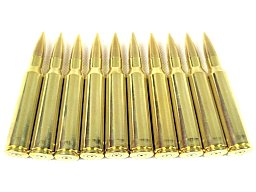 8,58x70 mm Dekopatrone .338 Deko Patrone Lapua Magnum 8,58 x 70 mm Messing .338 Lapua Finnland
