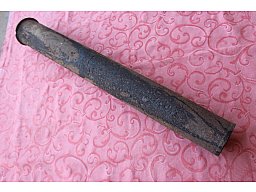 Wehrmacht Kartusche zur 7,5cm Pak 40. Solides Restaurationsstück