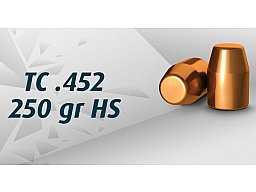 250 St. H&N Geschosse .452 TC HS 250grs - 16,2g | Haendler&Nattermann BLEIGESCHOSSE