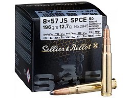 50 Schuss S&B 8x57 IS JS 196g 12,7g SPCE Teilmantel Scharfrand Jagd Munition Sellier & Bellot 50er !