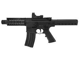Crosman A4-P CO2 mit Kollimator Full auto vollautomatisch CO2-Luftgewehr 4,5 mm BB schwarz NEU !!!