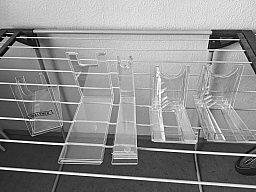 20 Stück Diverse Waffenständer Acryl neuwertig