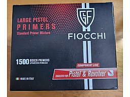 1500St.FIOCCHI Boxer-Zündhütchen-LARGE PISTOL-