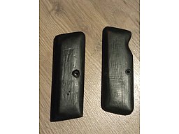Militaria WW1 Paar Griffschalen FL Langenhan NICHT Mauser 98k, k98k, k98, G98, G41, G43