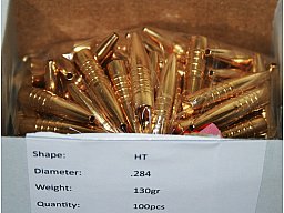 100 x L.O.S. LOS CERKNO HT HUNTER TACTICAL Bleifrei Jagd Geschosse .284 7mm 7x57 130gr 8,42g Solid