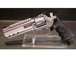 Smith & Wesson White-Diamond "Silver-Starshooter" Centra 2-Stellungskorn S&W 686 6"Zoll 357 Magnum