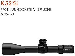 Kahles K525i Zielfernrohr CCW 5-25x56 Tremor 3 FFP W-Left + Spuhr SP-4016 ISMS Montage