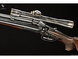 Franz Sodia / Ferlach Hahnbüchsflinte Kaliber 16/70 & 8x57R/360