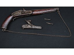 Pistole Britische Militärpistole Vorderlader Perkussionspistole Stempel Krone Kolonien
