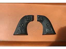 Griffschalen von original Colt SAA in schwarz hardrubber