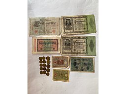 Dt.Reich Geld & Darlehen Scheine & Münzen 1910