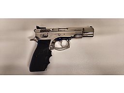 CZ75B 9mm Edelstahl Feinvisier und reduzierte Abzug