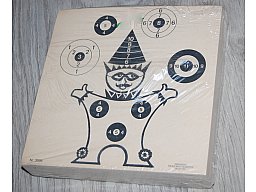 Glücksscheiben "Clown" 20cmx 20cm ca. 100St.