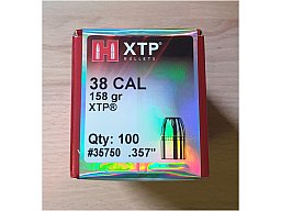 1000 Geschosse Hornady .357 158 gr XTP / HP