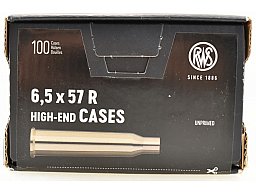 100 RWS Hülsen 6,5x57R