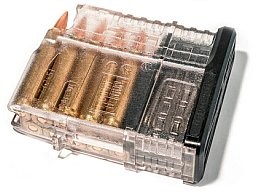 PUFGUN Saiga - 7.62x51 Magazin, 10 Schuss, durchscheinend