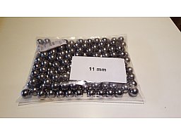 1 Kilo Stahlkugeln 11 mm 185st.
