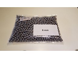 1 Kilo Stahlkugeln 6mm 1100st.