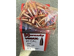87 Hornady V-Max 20 CAL, .204“, 32 GR Geschosse