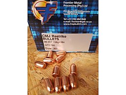 .38/158grs. Frontier verkupfert RN 750 stk.