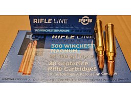 .300WinMag/180 grs. SP PPU A-124 # 100 stk.