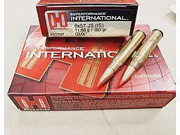 8x57IS/180 GMX Hornady Superformance Bleifrei 20 stk. #82297 #