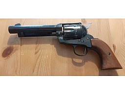 HS Texas Scout Frontier 9mm Knall PTB 241 mit Revolverholster und Zubehör
