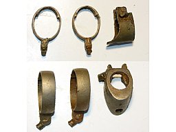 Ringe zur Laufbefestigung des deutschen Karabiners 71