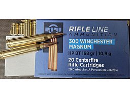 .300WinMag/168 grs. HPBT PPU A-371 20 stk.