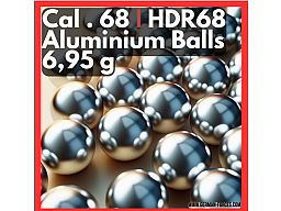 20x HDR68 | TR68 | HDX68 CaI 68 Aluminiumkugeln Alu Balls BBs Passgenau Qualität