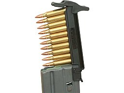 NEU!Maglula Strip LULA AR15 Magazine Loader!Ladehilfe f. Ladestreifen z.B. Geco .223Rem)10Schuss,3Se