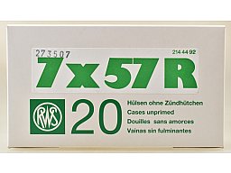 20 RWS Hülsen Kaliber 7x57 R