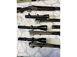 Bockdoppelflinte inkl. 3 Wechselläufen
