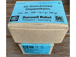 RWS Geschosse Doppelkern Kal .30 / 165 gr