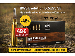 RWS Evolution 6,5x55 SE 10.000 Schuss vorhanden