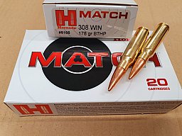 .308/178grs HPBT Match Hornady 20 stk. No. 8165 #
