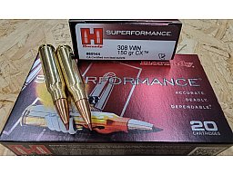 .308/150 CX Bleifrei Hornady Superformance 20 stk. No. 80944 #