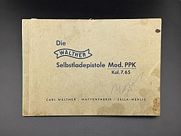 Original TRANSART Bedienungsanleitung für PPK Walther Zella-Mehlis