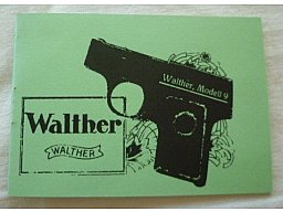 WALTHER Taschenpistole, Mod. 9, Manual