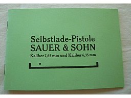 SELBSTLADE-PISTOLE Sauer - Sohn, Manual