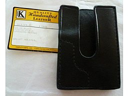WALLET-HOLSTER, Leder schwarz, orig. Verp.