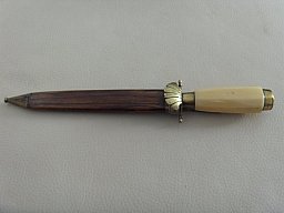 Jagdmesser Handarbeit , 50er Jahre , Sweden ??, Holzscheide , Sammler Messer