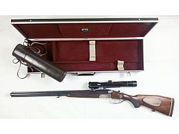 Sauer & Sohn Drilling Modell 3000 mit Original-Koffer & Zeiss Diavari 1,5-6x & Original-Köcher