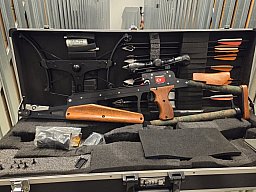SCM Twinbow II Sixpack Riser - Komplettset inkl. originaler Bogenpresse & Koffer (Rarität)
