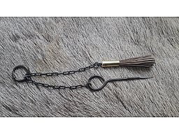 Reinigungs Set für Steinschloss Waffen, Pfannenbürste und Zündlochnadel/ Cleaning set for flintlock