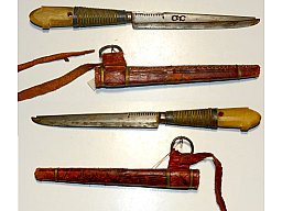 afrikanisches Messer, Horngriff