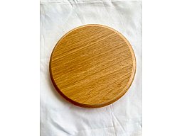 Trophäen Brett hell Holz 14cm Durchmesser